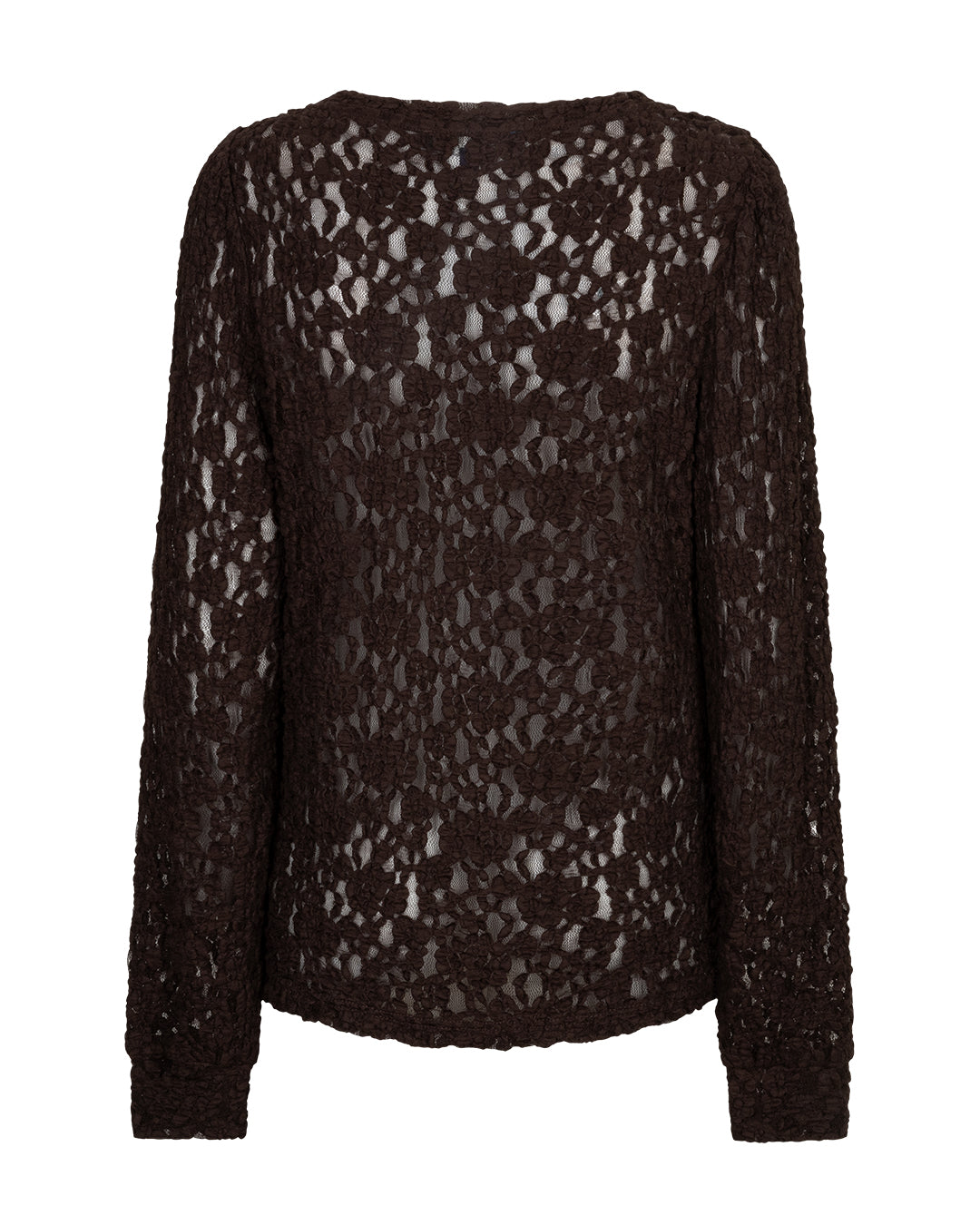 Red Button Top Lace espresso