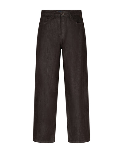 Red Button Cayla colored high rise barrel jeans Espresso - L28