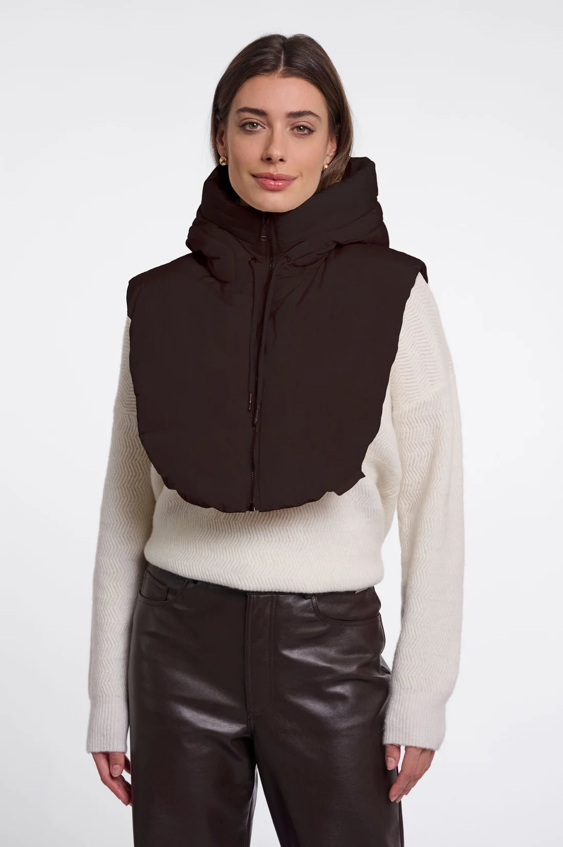 Rino & Pelle Tabita Hood Collar Peated