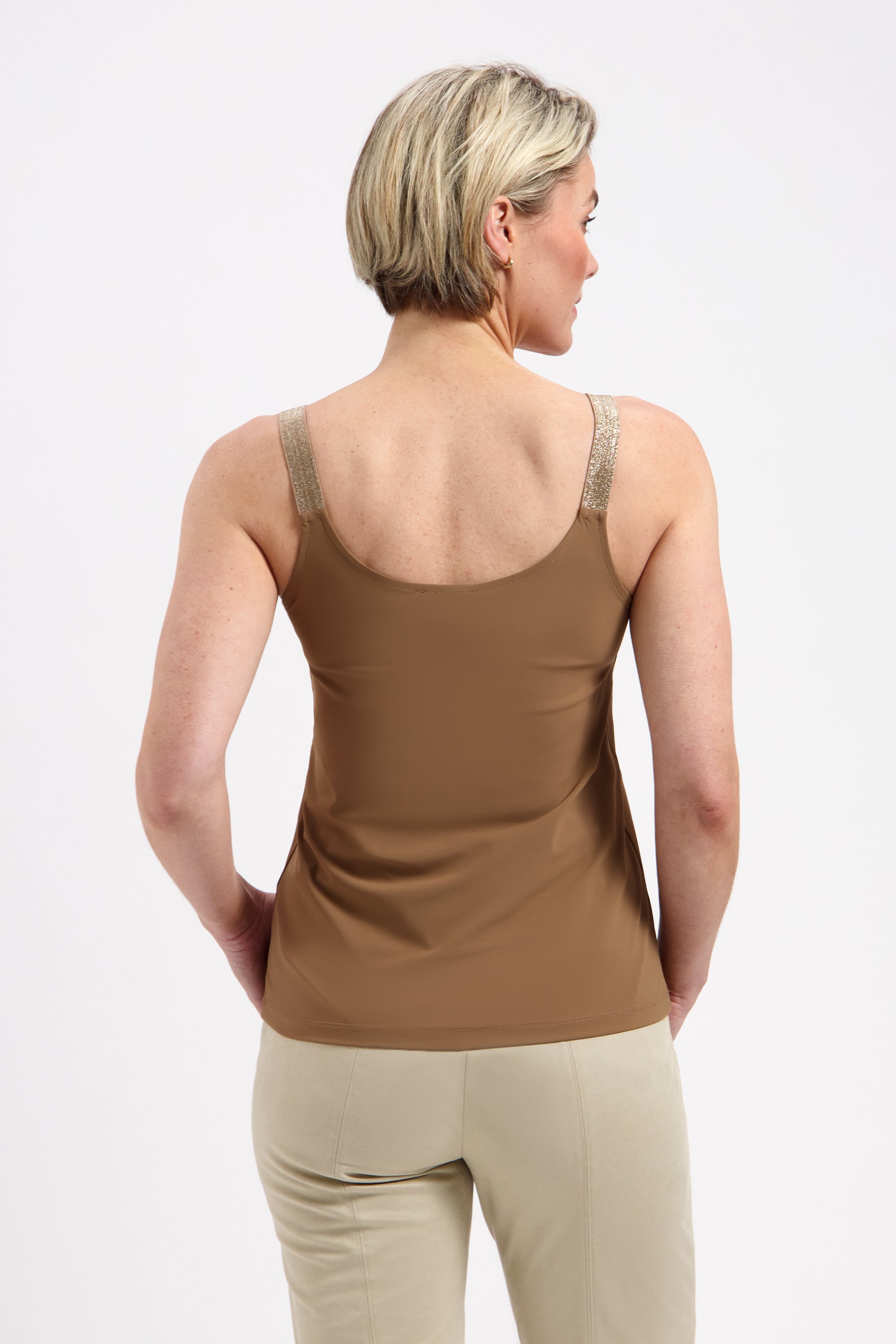 Lady Day Tuesday Travelstof Top mocha