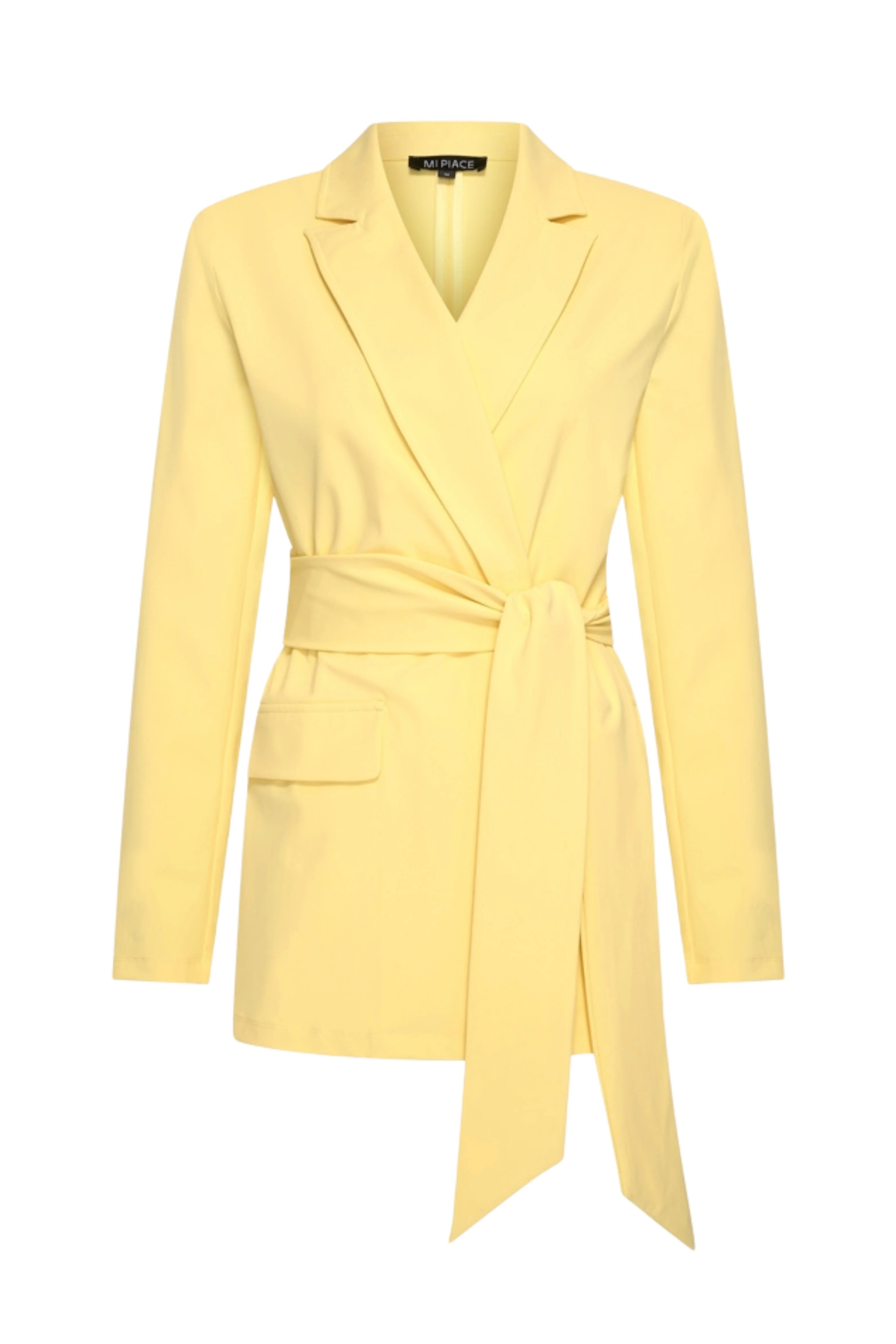 Mi Piace Travel Blazer Belted 202823 lemon yellow