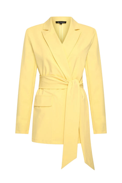 Mi Piace Travel Blazer Belted 202823 lemon yellow
