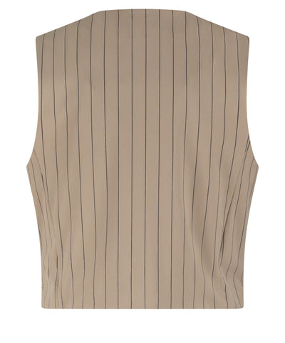 Lady Day Travelstof Vivienne Gilet kaitlyn stripe