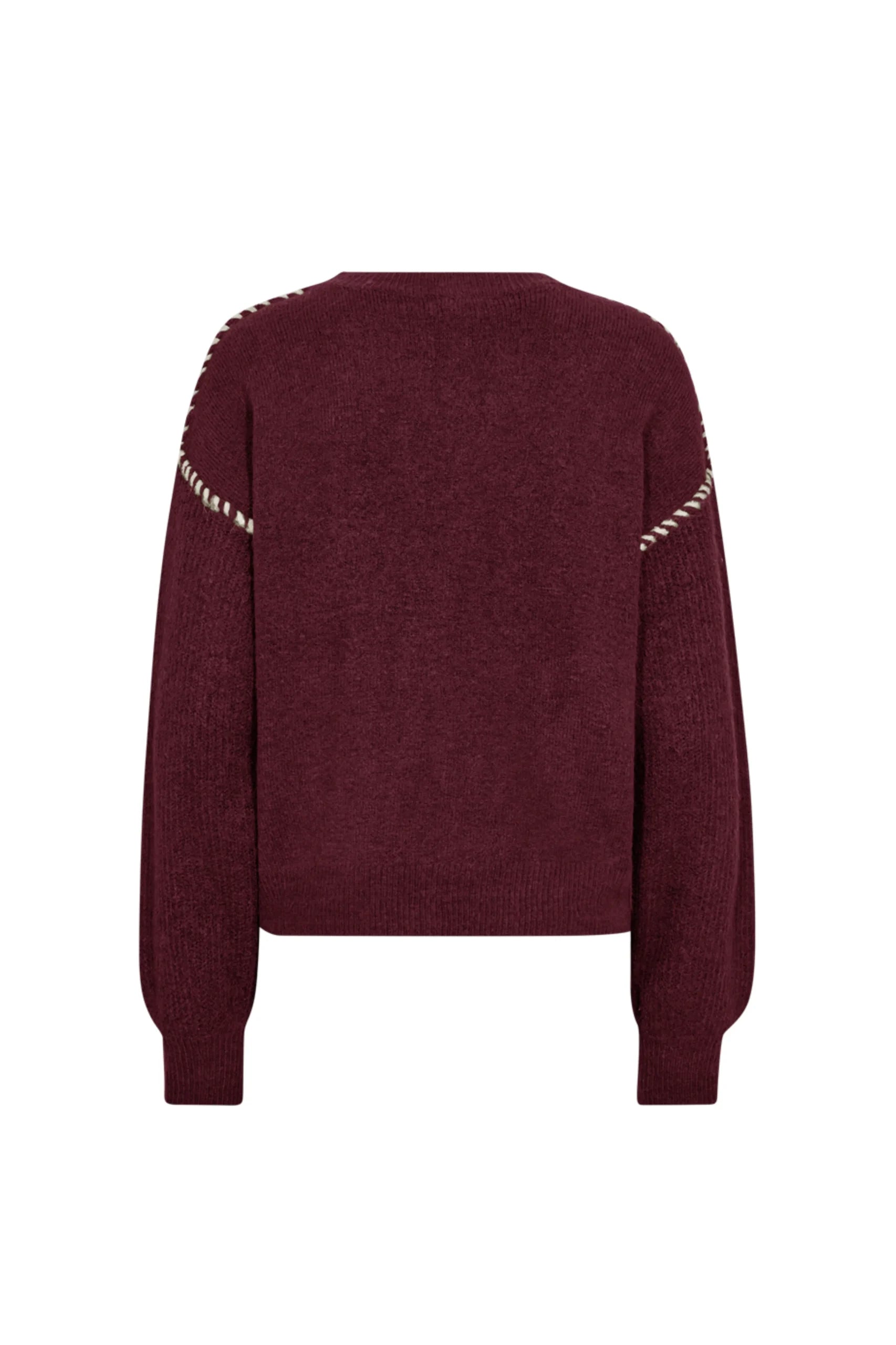 Freequent Kinlock Pullover trui port royale w. moonbeam burgundy