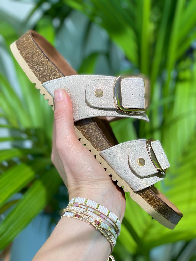 Poelman sandaal Slipper Gold