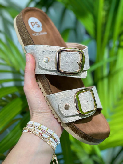 Poelman sandaal Slipper Gold