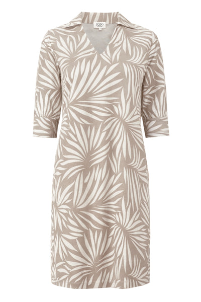 Zoso Laurien Travelstof Jurk sand stone kit