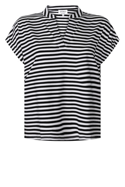 Zoso Margot Shirt zwart-wit