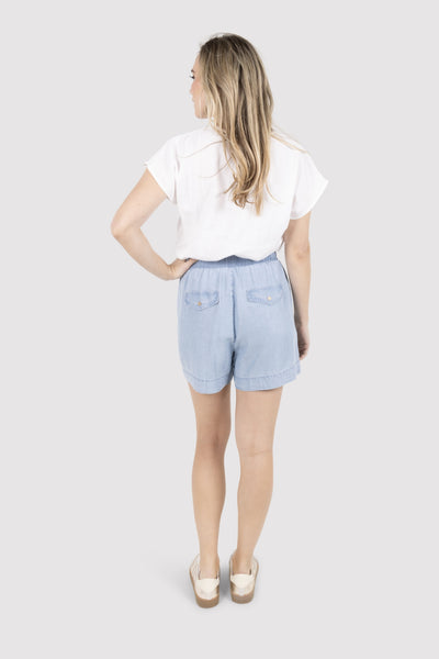 Zoso Romee Korte Broek light denim