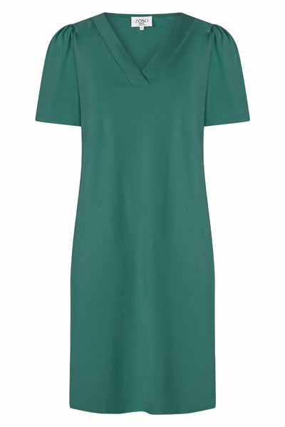 Zoso Juulz Travelstof Jurk green