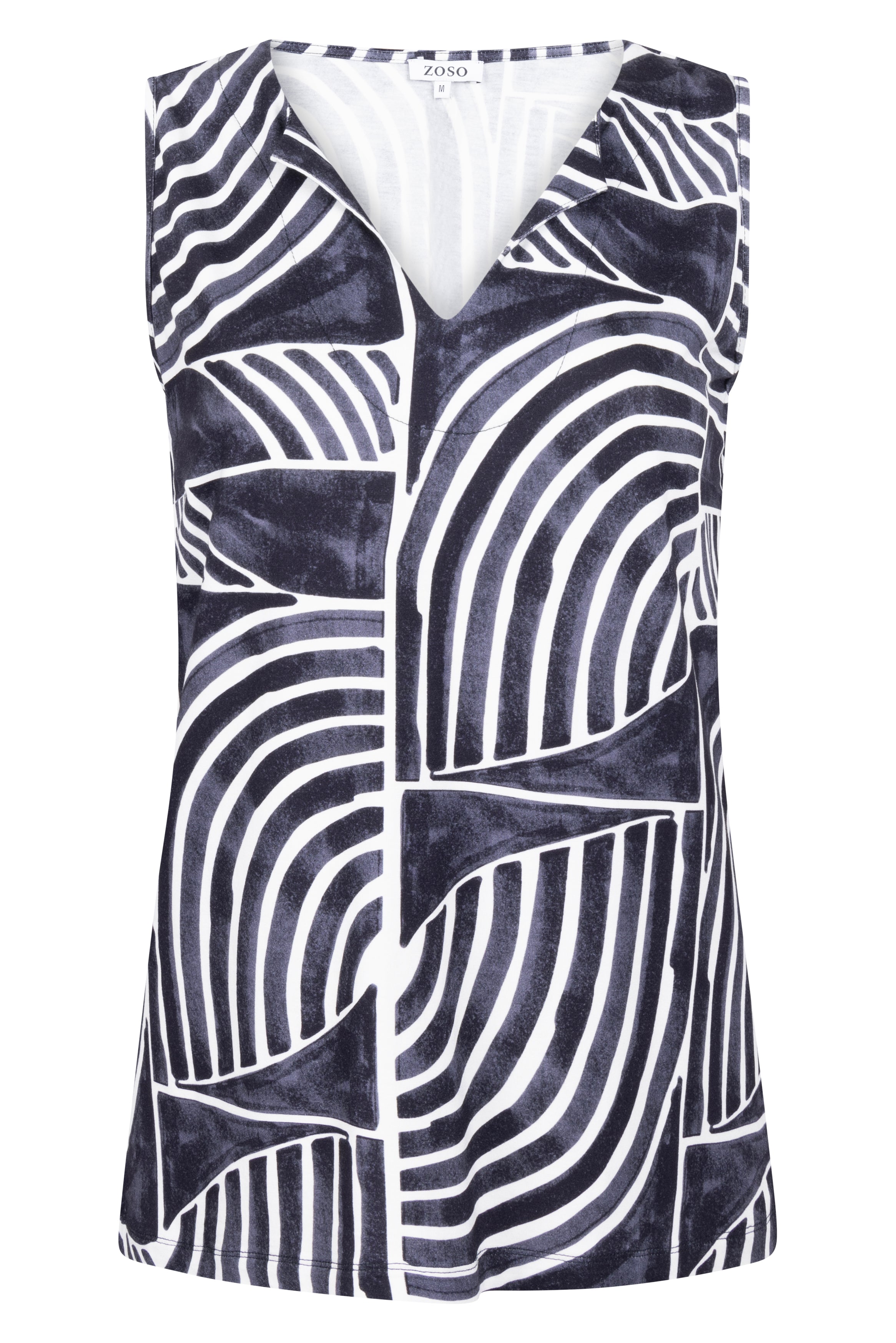 Zoso Britt Top donkerblauw navy