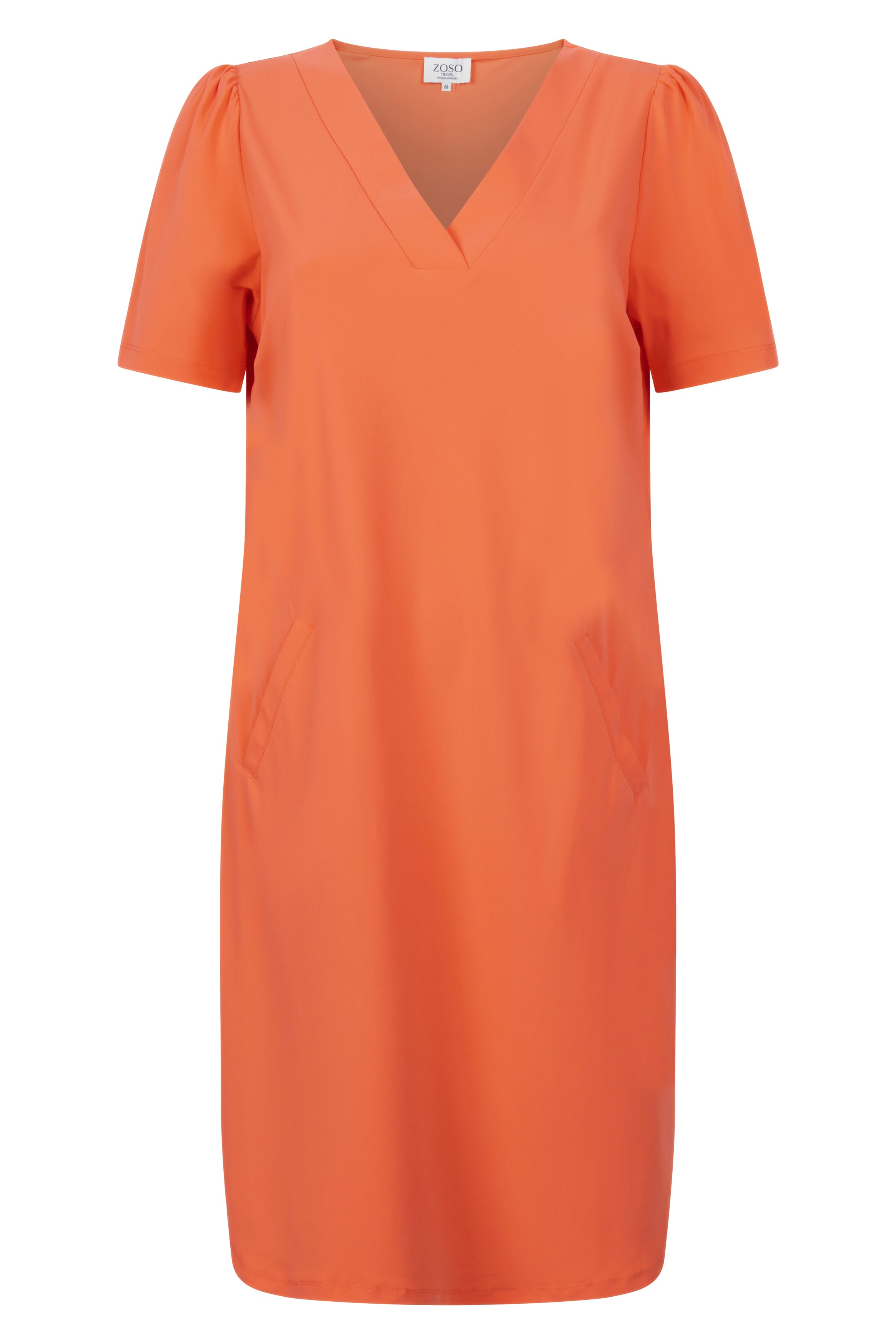 Zoso Juulz Travelstof Jurk coral