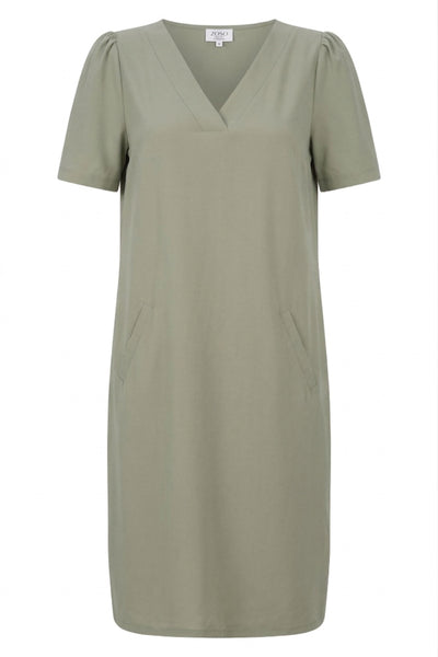 Zoso Juulz Travelstof Jurk sage