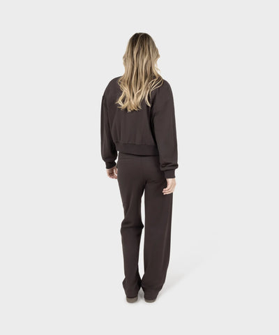 Zoso Xandra Travelstof Broek espresso