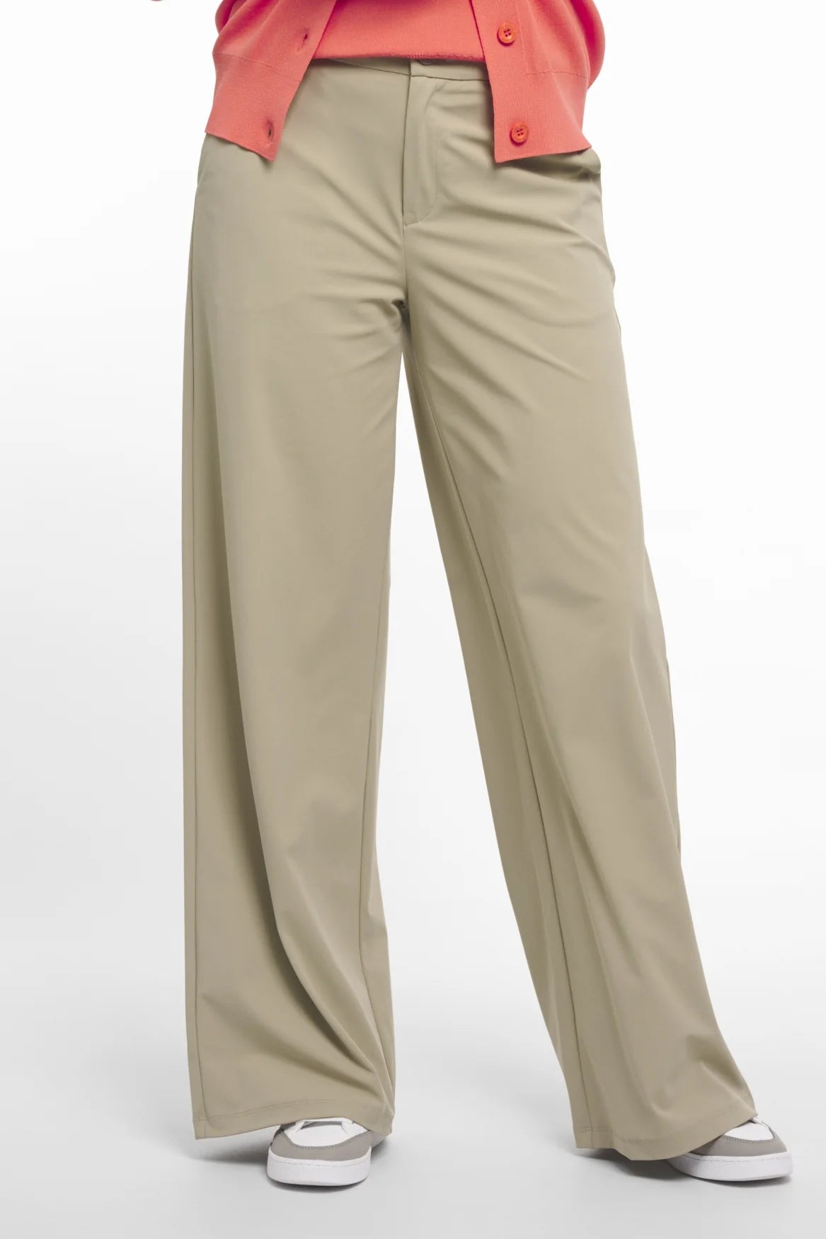 Zoso Miriam Travelstof Broek sage