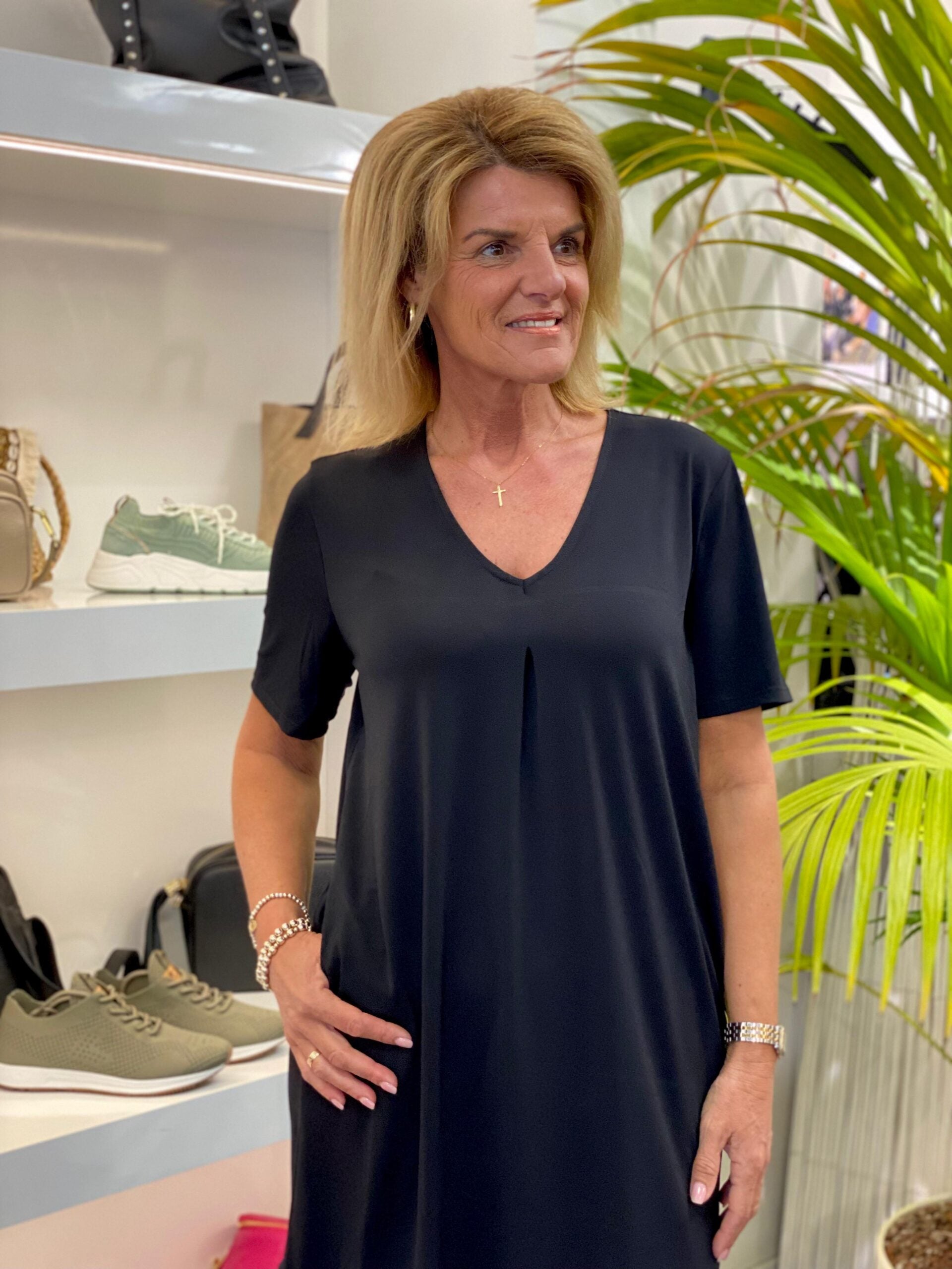 Freequent Jurk Floi black