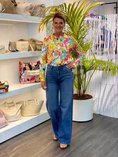 Angelle Milan 638 Travelstof Blouse sale  1615/33349 v1 blouse lange mouw