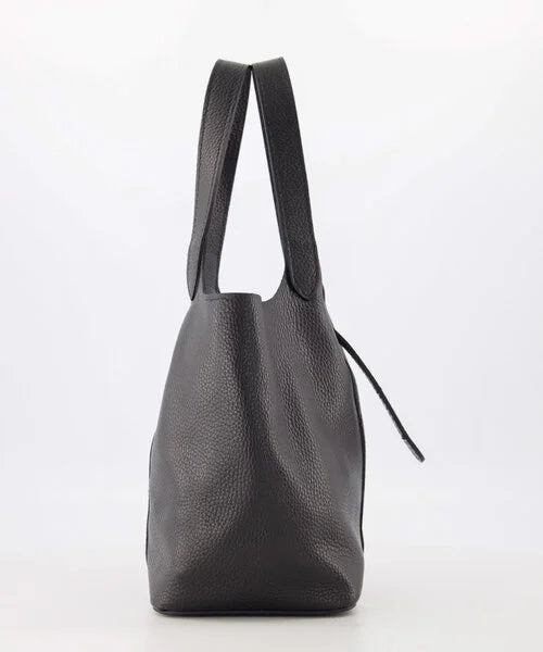 Amy Schoudertas Leer Zwart T342