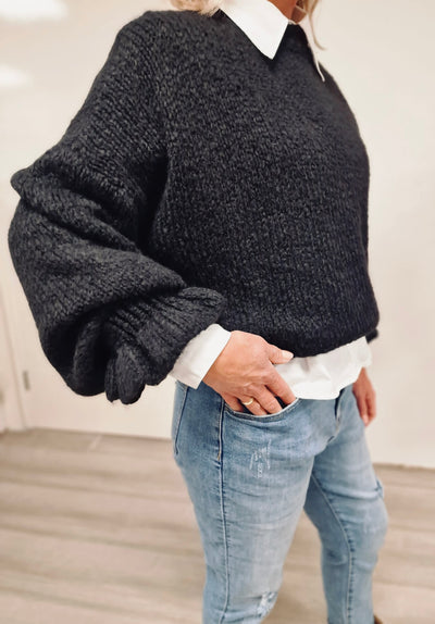 Boebou Sal Trui zwart 0196