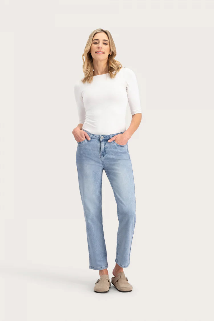 Florèz Bond Straight Jeans Broek L29 cloudy blue