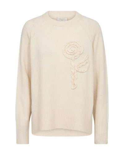 Freequent Vidoo Pullover moonbeam melange