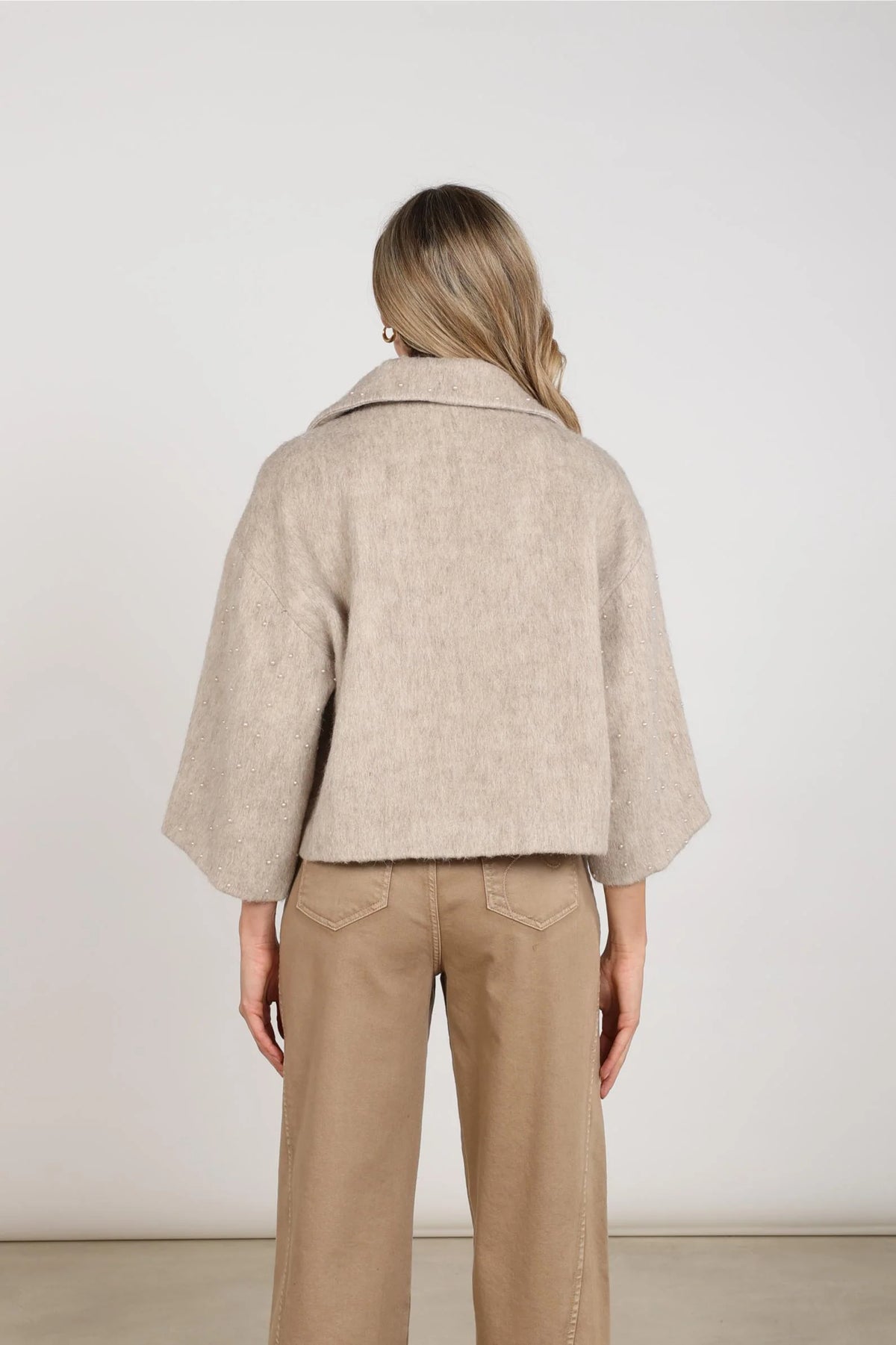 Nukus Danique Jacket Pearl sand