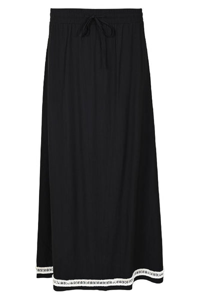Maicazz Jill Lange Rok zwart offwhite