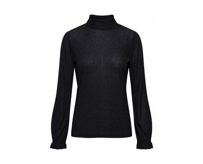 Co Woman Sabine Turtleneck zwart