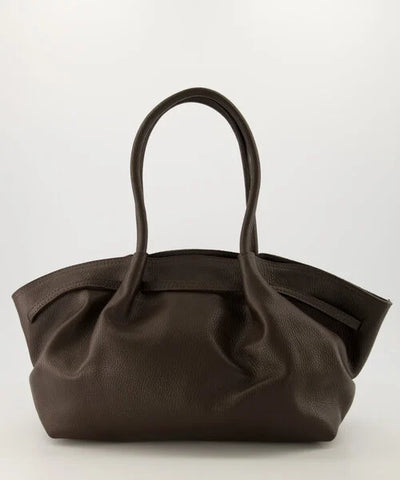 Coline Schoudertas Leer Mole Brown T348