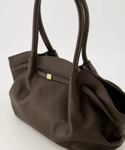 Coline Schoudertas Leer Mole Brown T348