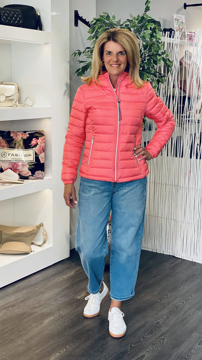 Luhta Emalkoski Jas koraalrood