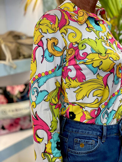 Angelle Milan 638 Travelstof Blouse sale  1615/33349 v1 blouse lange mouw