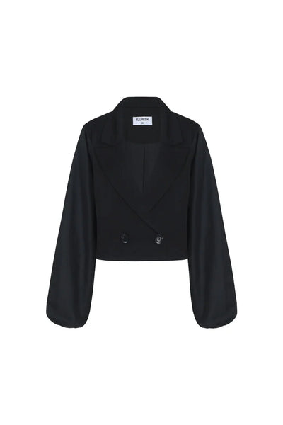 Fluresk Dane Blazer Black kort