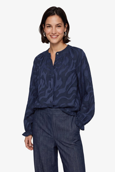 C&S Linora Blouse midnight blue