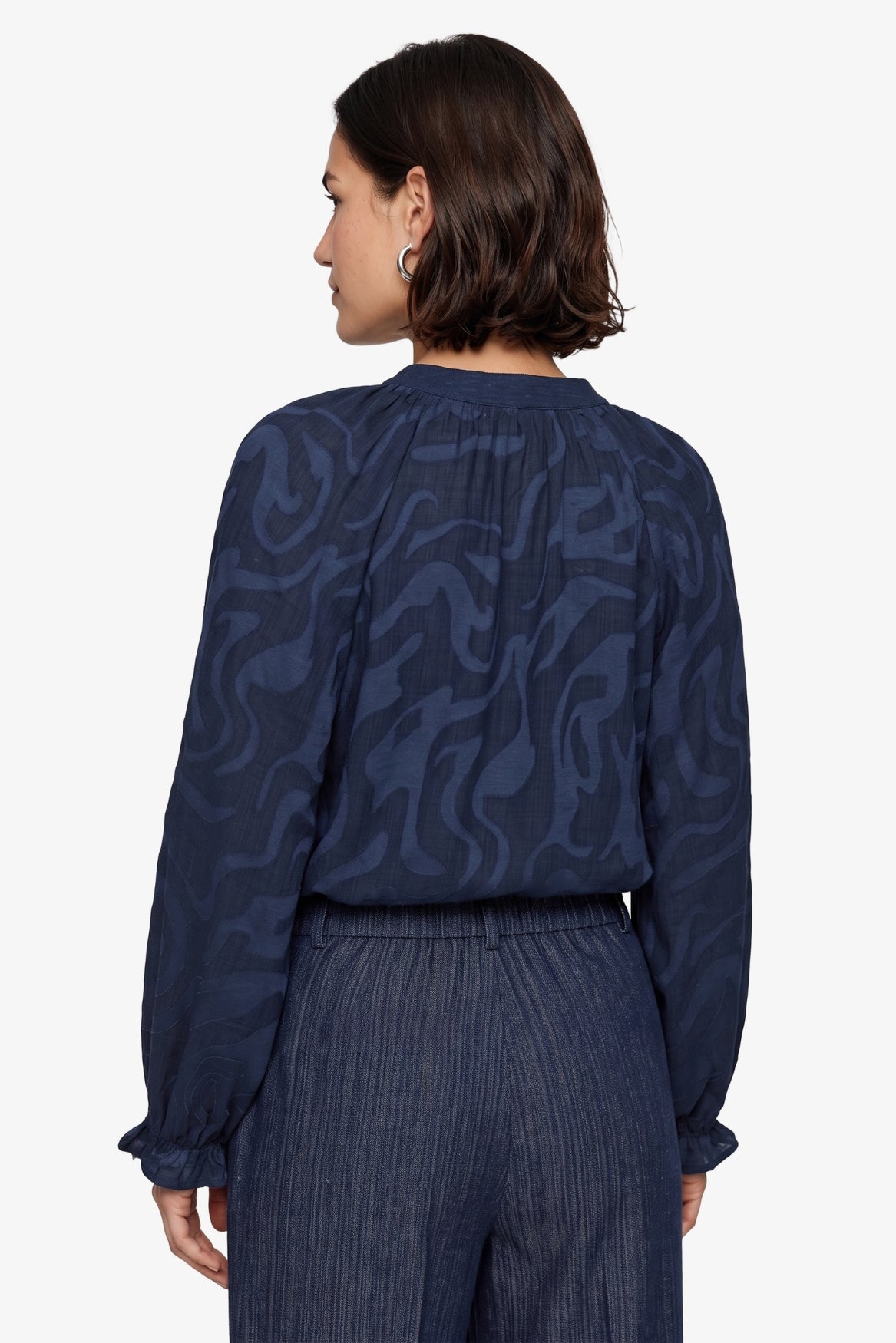 C&S Linora Blouse midnight blue