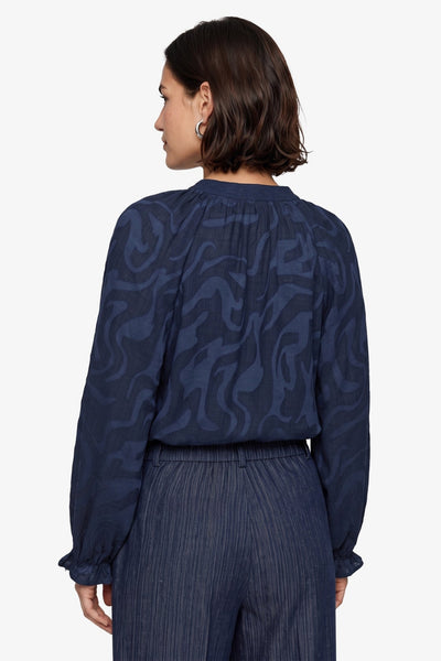 C&S Linora Blouse midnight blue