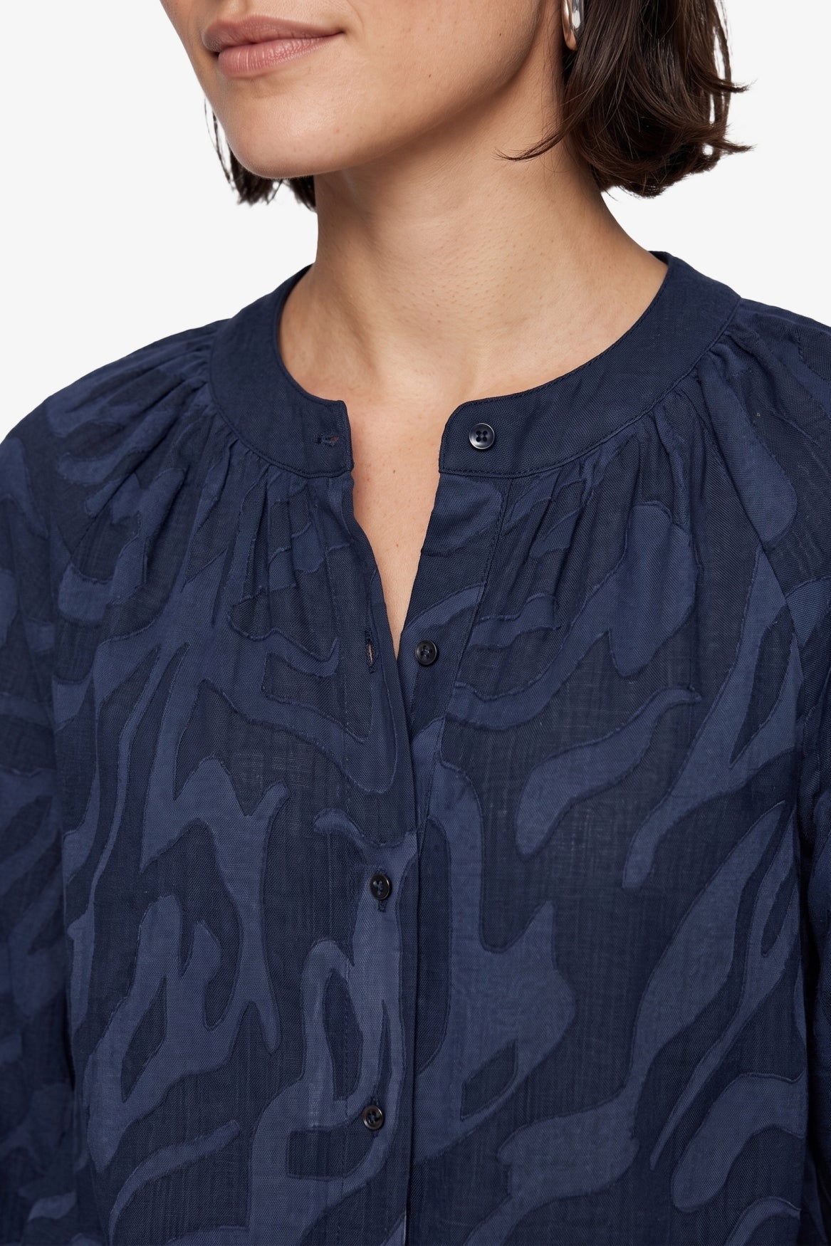C&S Linora Blouse midnight blue
