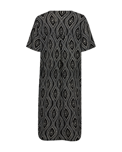 Freequent Floi Jurk black w. moonbeam