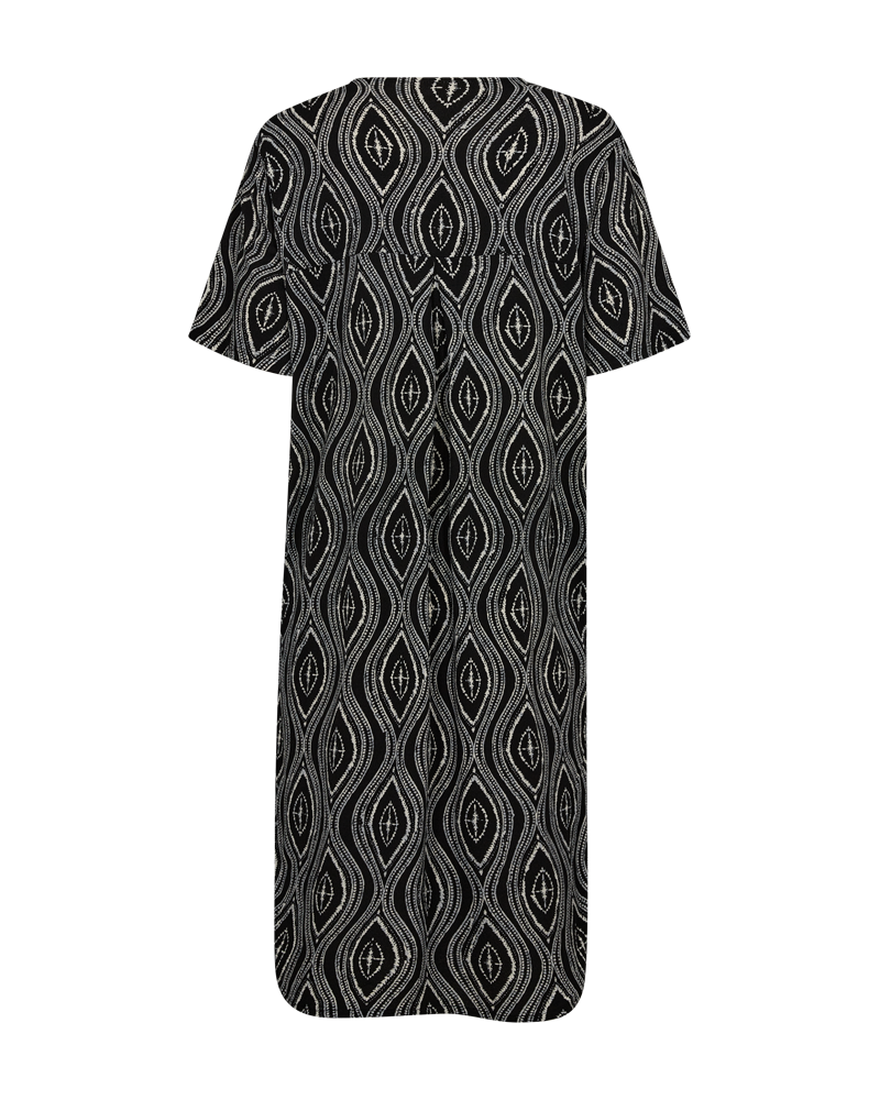 Freequent Floi Jurk black w. moonbeam