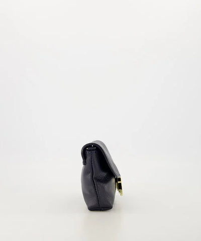 Hilary Clutch Tas Classic Grain Dark Blue T224