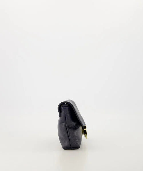 Hilary Clutch Tas Classic Grain Dark Blue T224