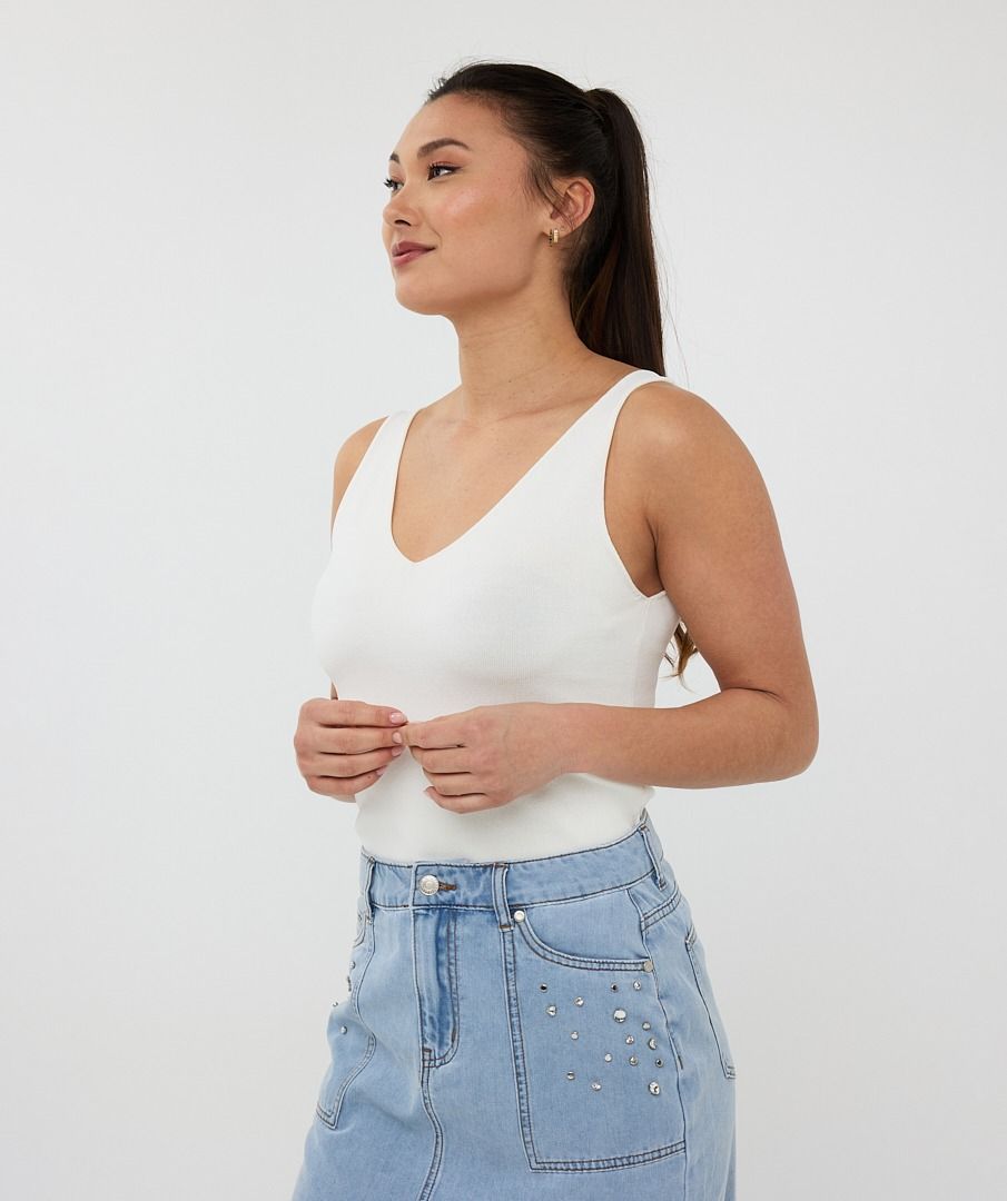 Esqualo Singlet Top HS25.07207 offwhite