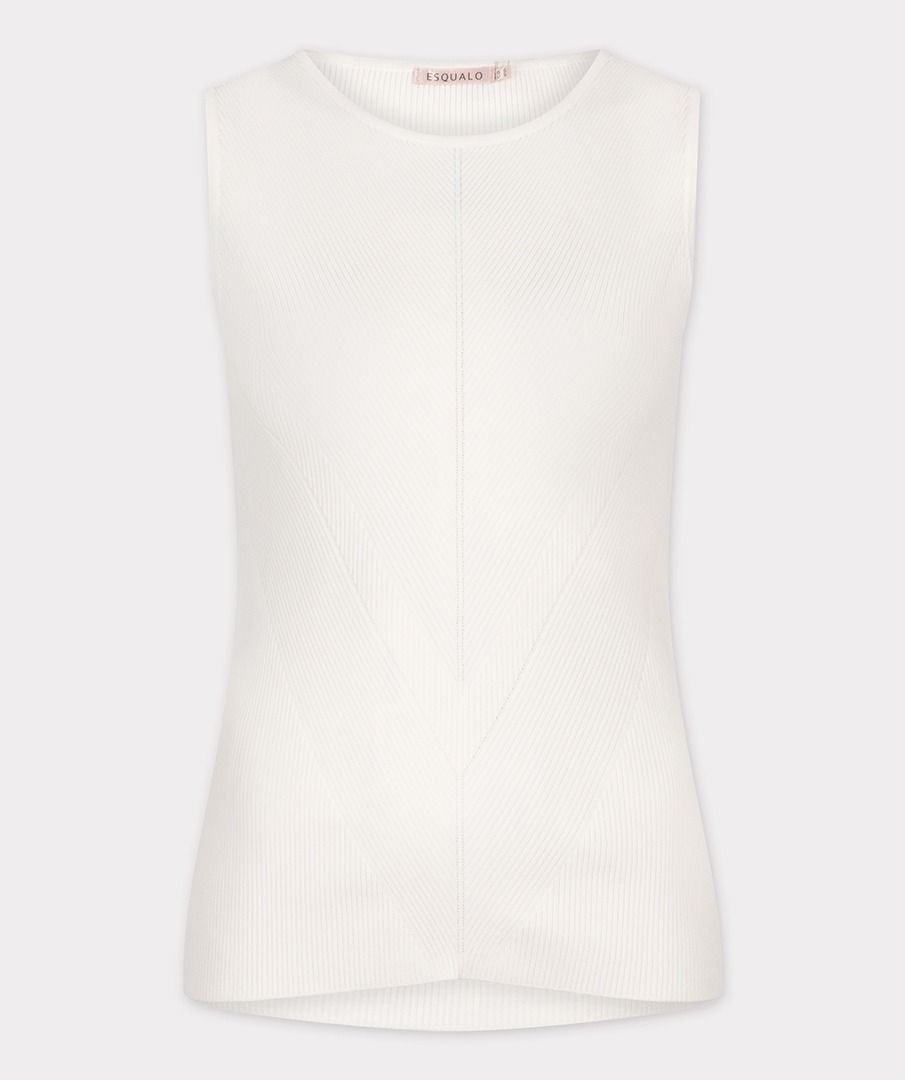 Esqualo Camisole V-pattern HS25.07209 offwhite