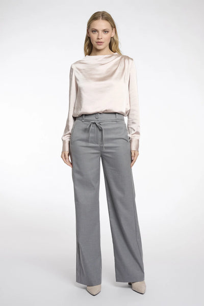 Rino & Pelle Charlee Broek grey melange