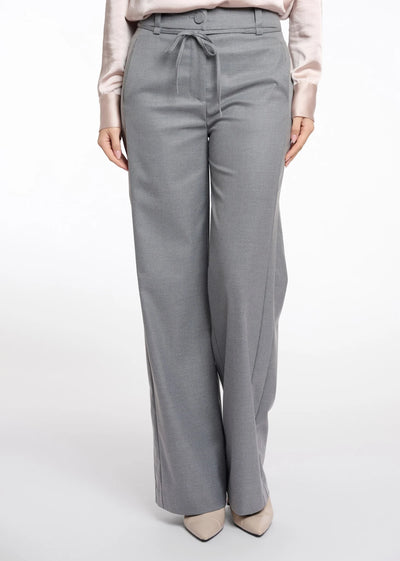 Rino & Pelle Charlee Broek grey melange