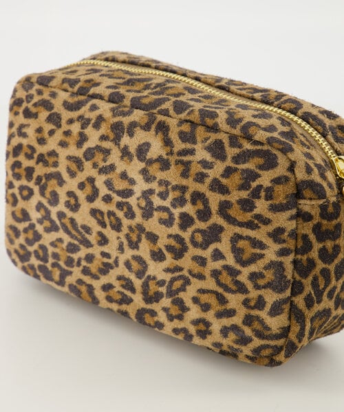 Irene Crossbody Tas Suede Leopard T326