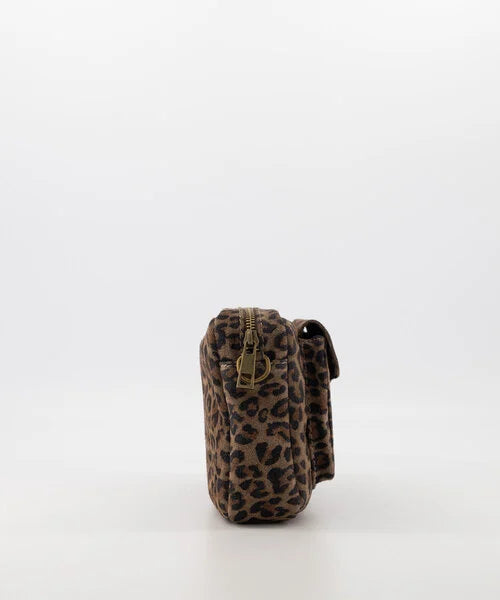 Jessa Crossbodytas Suede Leopard T327