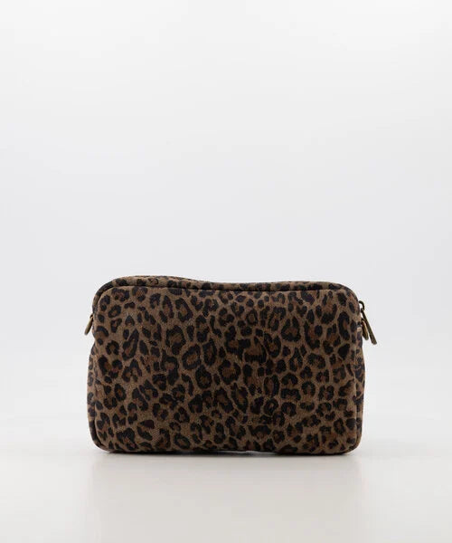 Jessa Crossbodytas Suede Leopard T327