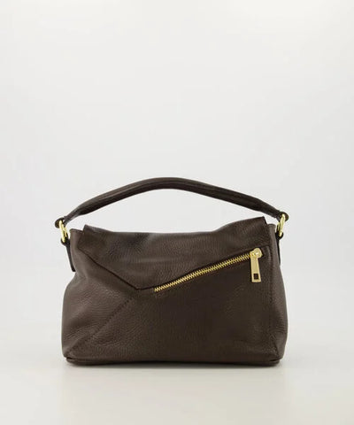 Lexi Tas Leer Mole Brown T306