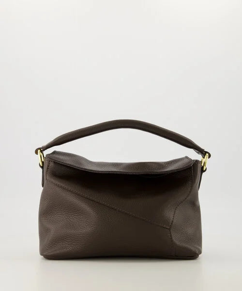 Lexi Tas Leer Mole Brown T306